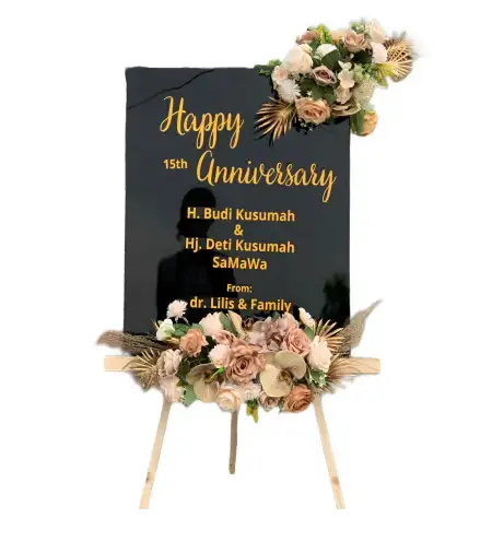 Papan Bunga Akrilik Nganganaumala