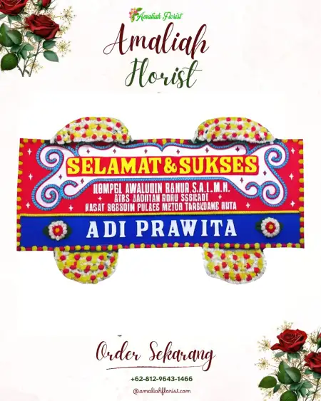 Papan Bunga Ucapan Selamat Nganganaumala